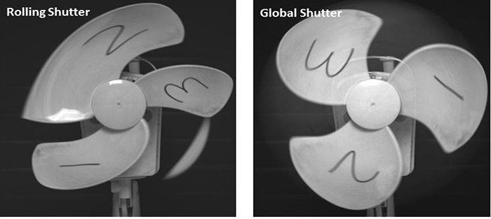 So sánh ưu nhược điểm của chế độ Global shutter và Rolling shutter camera CMOS