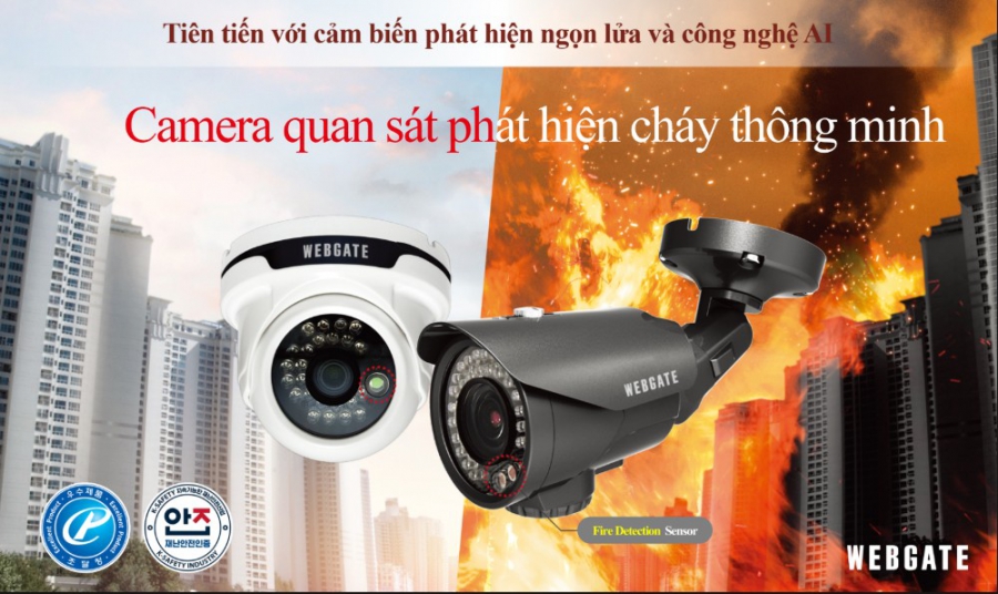 GIẢI PHÁP CAMERA PHÁT HIỆN CHÁY: KẾT HỢP CẢM BIẾN PHÁT HIỆN NGỌN LỬA & CÔNG NGHỆ AI