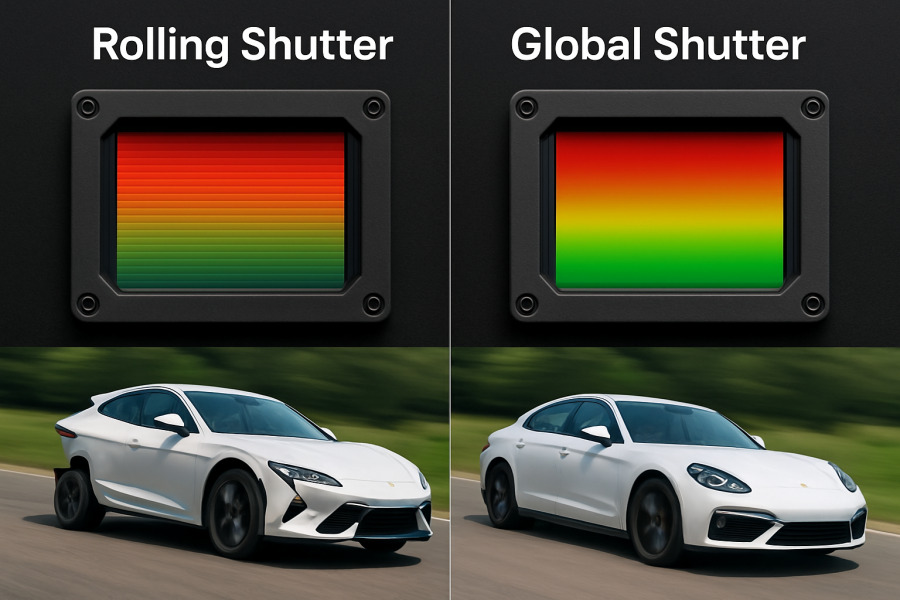Tìm hiểu màn trập Rolling Shutter và Global Shutter trong camera quan sát