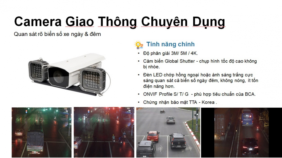 GIẢI PHÁP CAMERA GIAO THÔNG VÀ ĐÔ THỊ THÔNG MINH