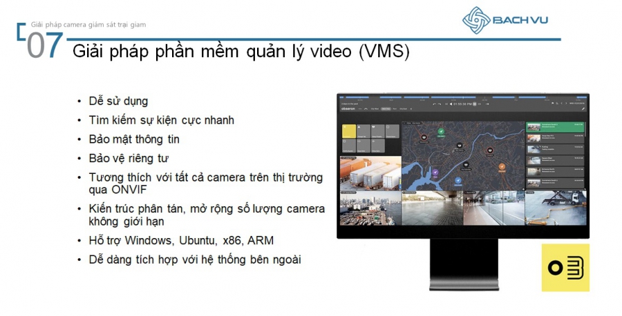 Giải pháp camera an ninh trại giam